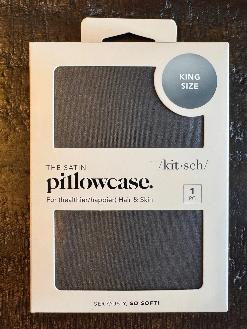 Kitsch Satin Pillowcase - King Size NWOT